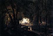 Karl Blechen The Woods near Spandau oil